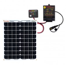 BatteryMINDer Scc-1224 12/24V Controller w/2O Watt Panel Solar Battery Charger/Maintainer/Desulfator For Concorde Batteries SCC1224-AA-S5